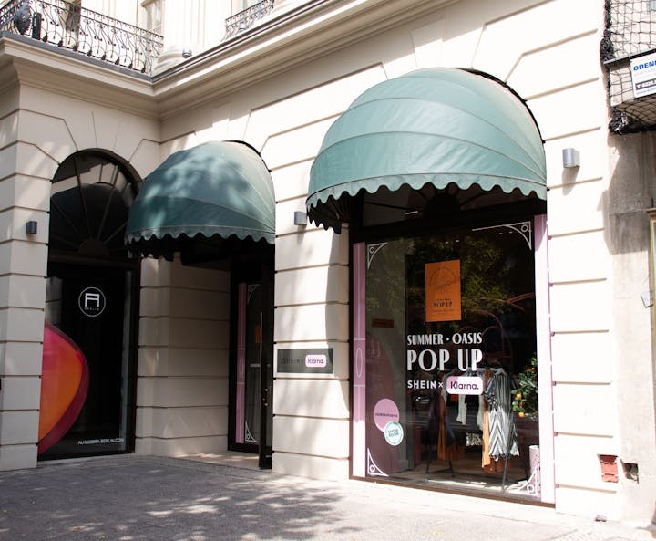 Berlin local business storefront